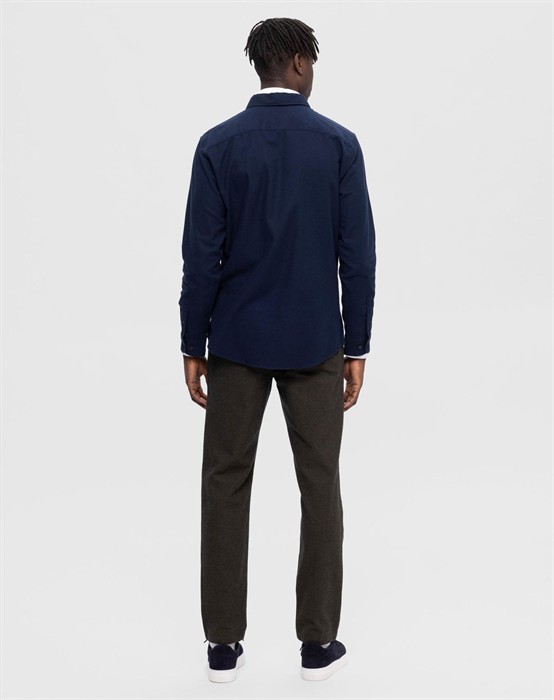 Slim Owen Flannel Skjorte